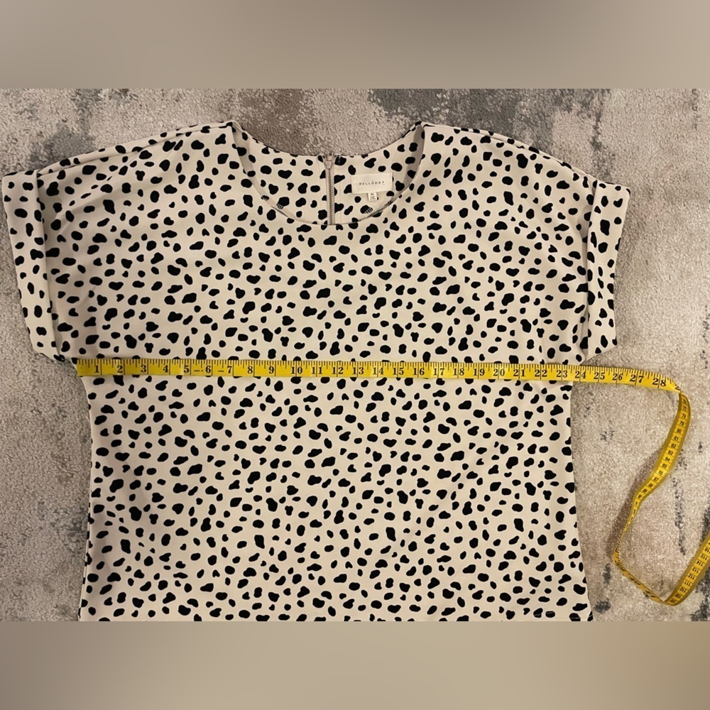 Women’s Melloday Cheetah Print Blouse - Picture 5 of 7